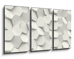 Obraz 3D tdln - 90 x 50 cm F_BS171149811 - hexagon geometric background