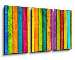 Obraz 3D tdln - 90 x 50 cm F_BS17494460 - Colorful Wood Planks Background - Barevn devn prkna pozad