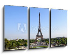 Obraz 3D tdln - 90 x 50 cm F_BS17875794 - Eiffel tower - Eiffelova v