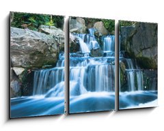Obraz 3D tdln - 90 x 50 cm F_BS18259137 - Oriental waterfall landscape