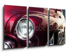 Obraz 3D tdln - 90 x 50 cm F_BS1886924 - classic merc hotrod