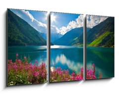 Obraz 3D tdln - 90 x 50 cm F_BS19716232 - Lago di Vernago 2