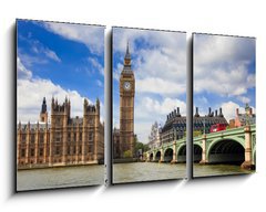 Obraz 3D tdln - 90 x 50 cm F_BS19785682 - Big Ben and Houses of Parliament, London, UK
