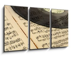 Obraz   vintage musical background, 90 x 50 cm