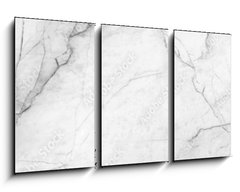 Obraz 3D tdln - 90 x 50 cm F_BS210626304 - panoramic white background from marble stone texture for design