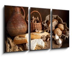 Obraz 3D tdln - 90 x 50 cm F_BS21518659 - Rustic food