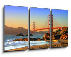 Obraz 3D tdln - 90 x 50 cm F_BS2165133 - baker beach, san francisco