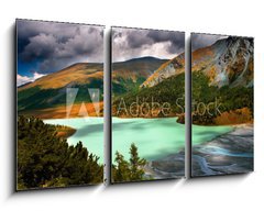 Obraz 3D tdln - 90 x 50 cm F_BS2232695 - akkem lake - akkem jezero