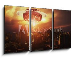 Obraz 3D tdln - 90 x 50 cm F_BS225976948 - nuclear explosion