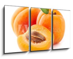 Obraz 3D tdln - 90 x 50 cm F_BS228967502 - Fresh apricot fruit in closeup