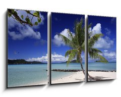 Obraz 3D tdln - 90 x 50 cm F_BS23054977 - lagon et motu de Bora