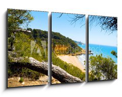 Obraz 3D tdln - 90 x 50 cm F_BS23411504 - Cala Fonda beach, Tarragona, Spain - Pl Cala Fonda, Tarragona, panlsko