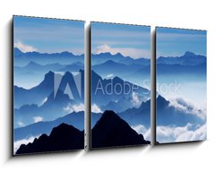 Obraz 3D tdln - 90 x 50 cm F_BS23674455 - Traumpanorama (Blick von Zugspitze)-View from Mt Zugspitz