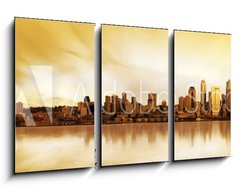 Obraz 3D tdln - 90 x 50 cm F_BS2398055 - seattle panorama - panorama Seattlu