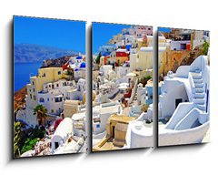 Obraz 3D tdln - 90 x 50 cm F_BS24321668 - amazing Santorini