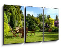 Obraz 3D tdln - 90 x 50 cm F_BS24338253 - English Garden