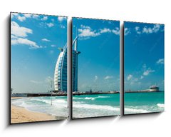 Obraz 3D tdln - 90 x 50 cm F_BS243967572 - Burj Al Arab Hotel in Dubai, United Arab Emirates
