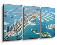 Obraz   Aerial view of Dubai Palm Jumeirah island, United Arab Emirates, 90 x 50 cm