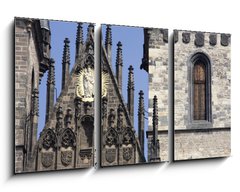 Obraz 3D tdln - 90 x 50 cm F_BS24807946 - teynkirche in prag