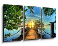 Obraz 3D tdln - 90 x 50 cm F_BS25183943 - lake