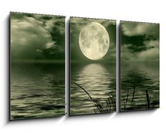 Obraz   Full moon image with water, 90 x 50 cm