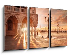 Obraz 3D tdln - 90 x 50 cm F_BS261752834 - San Marco in Venice, Italy at a dramatic sunrise