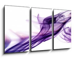 Obraz   Purple smoke in white background, 90 x 50 cm