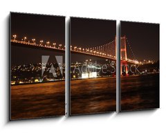 Obraz   The Bosporus Bridge at night in istanbul, Turkey, 90 x 50 cm