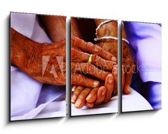 Obraz 3D tdln - 90 x 50 cm F_BS26950434 - hand of old age - ruku st