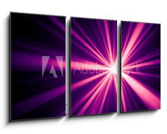 Obraz 3D tdln - 90 x 50 cm F_BS27619868 - purple rays