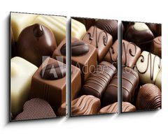 Obraz 3D tdln - 90 x 50 cm F_BS27663412 - various chocolate pralines