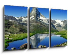 Obraz 3D tdln - 90 x 50 cm F_BS27896209 - Matterhorn