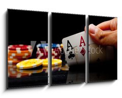 Obraz 3D tdln - 90 x 50 cm F_BS27973611 - Holding the key of success