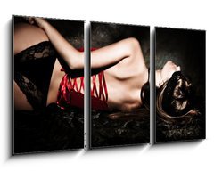 Obraz 3D tdln - 90 x 50 cm F_BS28730552 - sensual woman