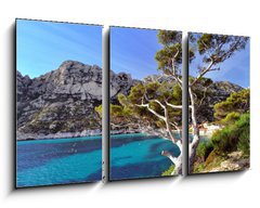 Obraz 3D tdln - 90 x 50 cm F_BS28863354 - Pin du littoral dans les calanques de Marseille