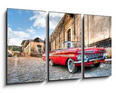 Obraz 3D tdln - 90 x 50 cm F_BS28895632 - Red Chevrolet