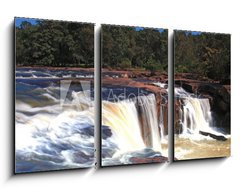 Obraz 3D tdln - 90 x 50 cm F_BS28916872 - waterfall Tadtone in climate forest of Thailand