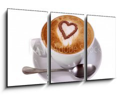 Obraz 3D tdln - 90 x 50 cm F_BS30218761 - Cappuccino