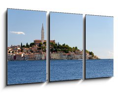 Obraz   Croatia  Rovinj  Old city and mediterranean sea, 90 x 50 cm