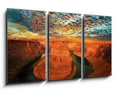 Obraz 3D tdln - 90 x 50 cm F_BS30757809 - Horse shoe bend