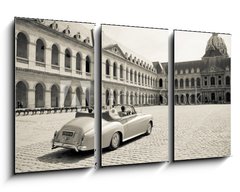Obraz 3D tdln - 90 x 50 cm F_BS31462735 - Collection car for wedding ceremony in Paris