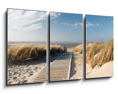 Obraz   Nordsee Strand auf Langeoog, 90 x 50 cm