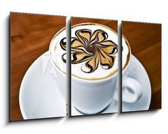 Obraz   Latte Art  Rosette, 90 x 50 cm
