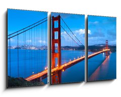 Obraz 3D tdln - 90 x 50 cm F_BS32672774 - Golden Gate