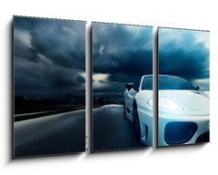 Obraz 3D tdln - 90 x 50 cm F_BS34250208 - Sportscar