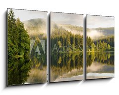 Obraz 3D tdln - 90 x 50 cm F_BS34252157 - Sunset in S sestausee