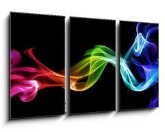 Obraz 3D tdln - 90 x 50 cm F_BS34705127 - Colorful smoke