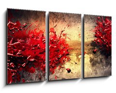 Obraz 3D tdln - 90 x 50 cm F_BS35463100 - Paint Splatter