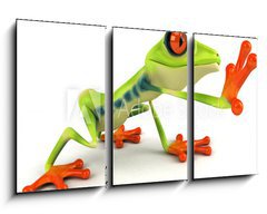 Obraz 3D tdln - 90 x 50 cm F_BS35627392 - Grenouille