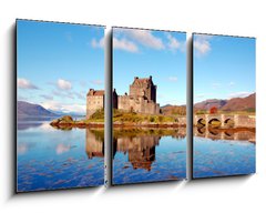 Obraz 3D tdln - 90 x 50 cm F_BS35636521 - Eilean Donan Castle, Highlands, Scotland